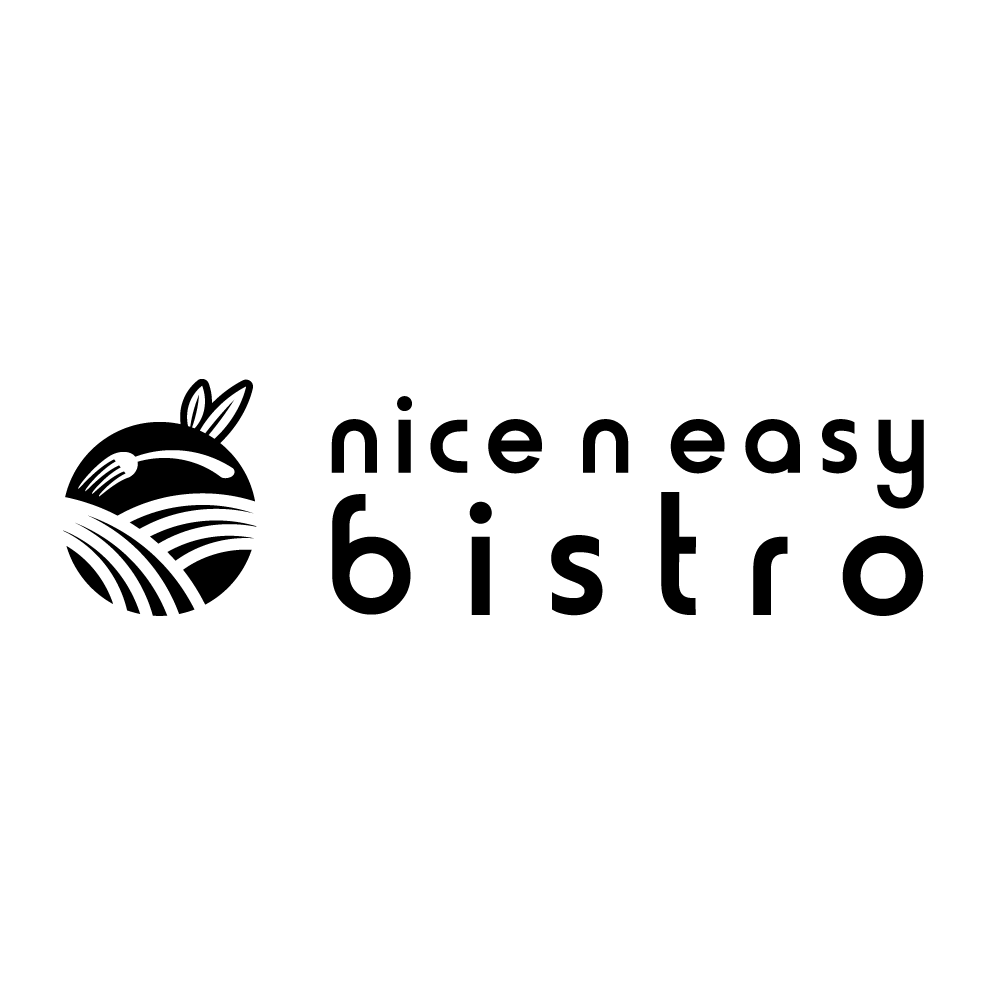nice bistro logo about orange